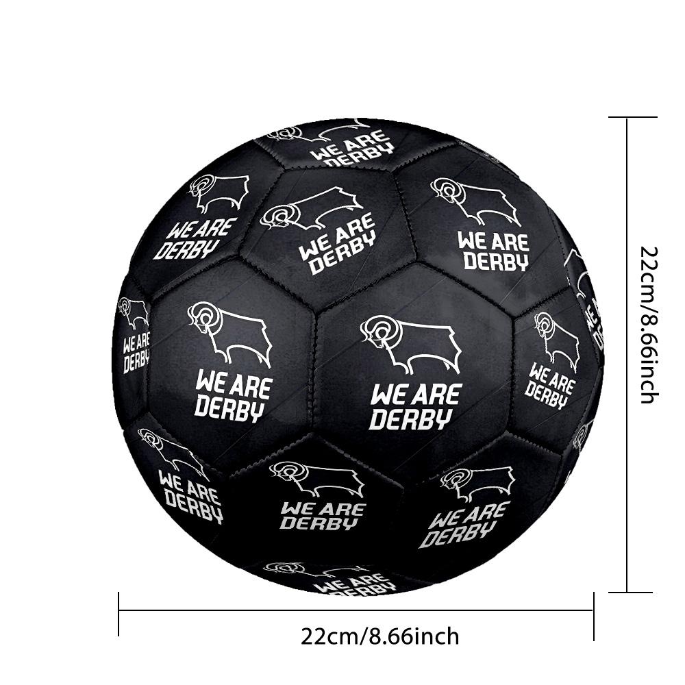 Derby County Größe 5 Fußball Hohelastischer Fußball Für Außenwettkampf Tägliches Training Spielen