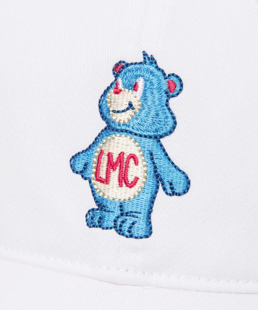 LMC Emb Bear 6Panel Cap White