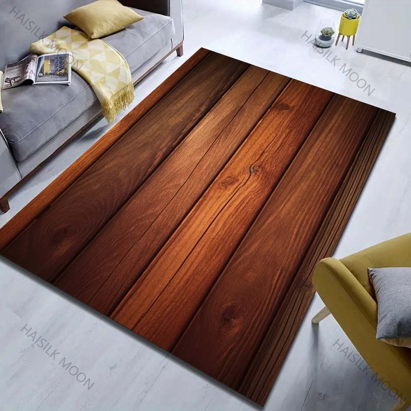 Meerdere Maten HD Houtnerf Print Tapijt voor Woonkamer Slaapkamer Deurmat Huisdecoratie Bank Vloerkleed Antislip Vloermat voor Cadeaus