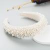 Hairband Sponge Hair Accessory for Women, Handmade with Sequins, In Multiple Colors, Wide-edge Headband