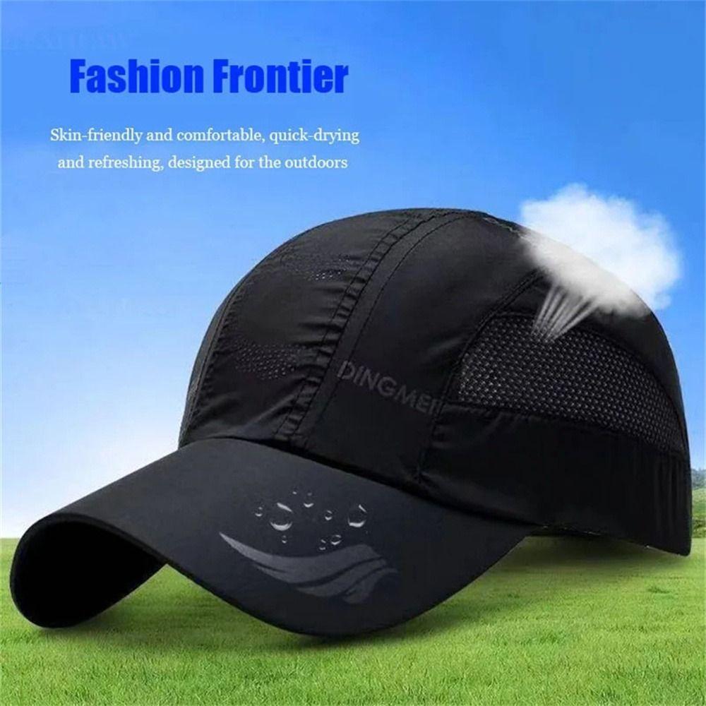 Sun Protection Baseball Cap Quick Dry Snapback Hat Running Hiking Sports Cap Men Women