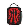 Grimes and Team Lunch Bag For Unisex The Walking Dead Lunch Box Kawaii Picnic Cooler Bag Portable Zipper Oxford Tote Food Bags