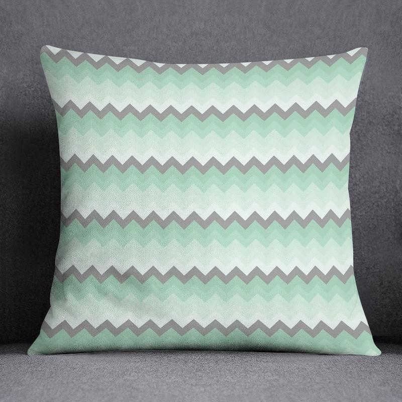 Vert Menthe Oreiller Frais Cadeau Décoration Maison Bureau Chambre Canapé Housse de Coussin