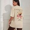 Maglietta Vintage Espresso Martini Carina Coquette Fiocco Grafica Estetica Amante dei Cocktail Magliette Abbigliamento Moda Donna Regali