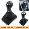 Manual Transmission Gear Shift Knob Gaiter Boot Cover Case For OPEL ASTRA III H 1.6 VAUXHALL 2004-2010