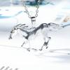 Fashion Accessories Silver/Gold Animals Necklace Pony Necklace Pendant Horse Necklace