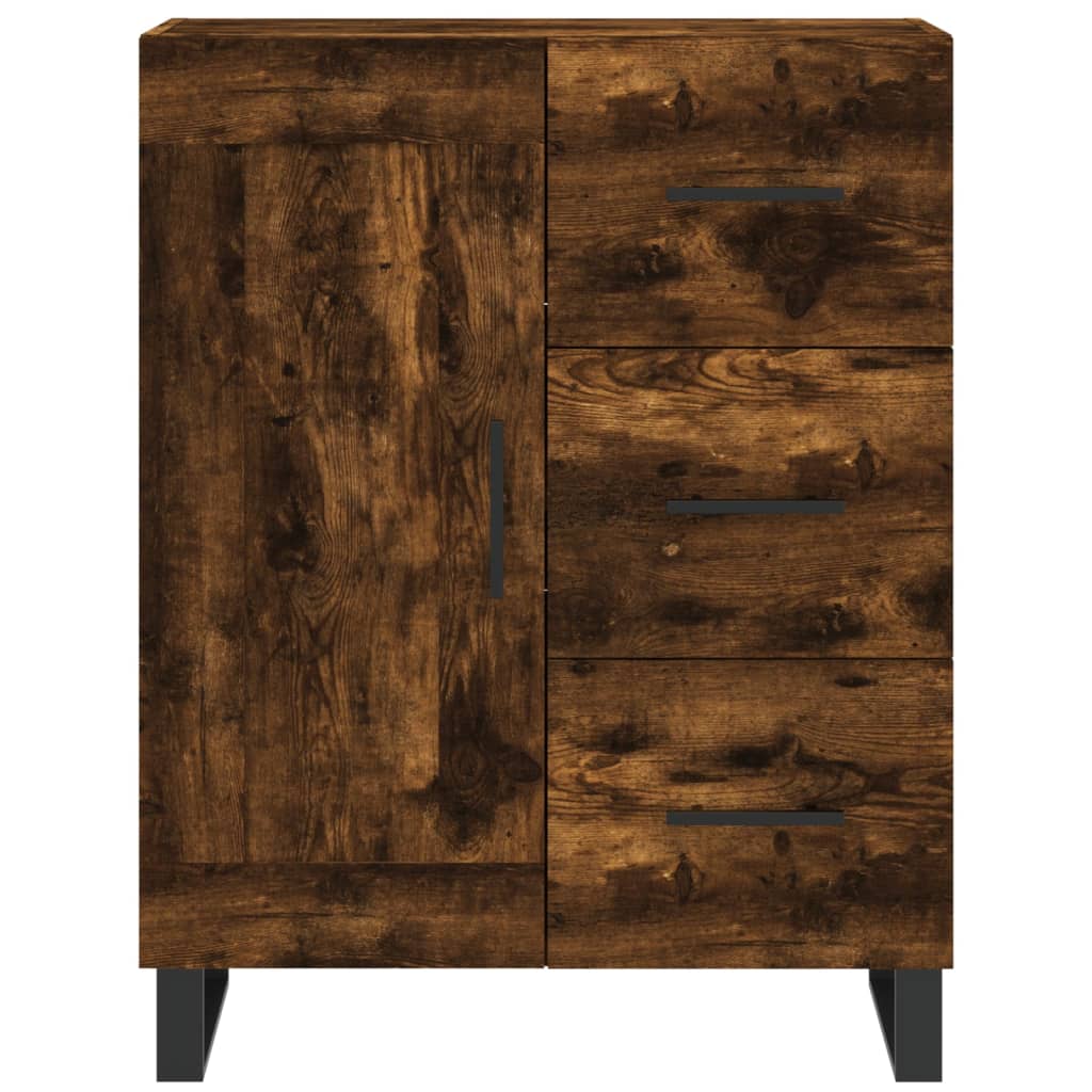 Highboard Smoked Oak 69.5 x 34 x 180 cm Particleboard
