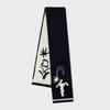 FALLETT Drawing Garden Muffler Navy