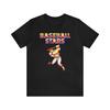 Baseball Stars NES Pixel Art Retro Style Unisex Short Sleeve Tee 100% Cotton T-shirt Mens Tees Top