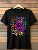 1. Graffiti Men T‑Shirt Colorful Smile Face Print Casual Summer Spring Tee Gift for Youth