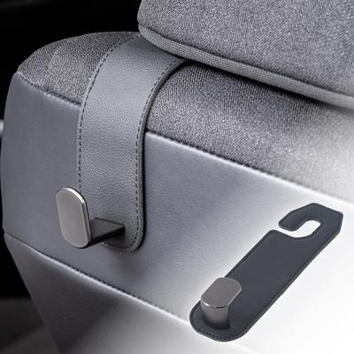 Car Seat Headrest Single Seat Hook Blends In with Leather Metal Hook Fits a Wide Range of Seat Shopping Hook Hook, Hook, Leather-Look WA160,