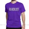 Men Good Tv Series The Blacklist T Shirt Reddington Raymond Red Hat Fandom Crime Cotton Short Sleeve Tees 4XL 5XL 6XL T-Shirts