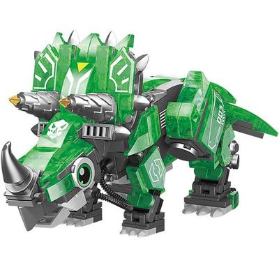 LIN07 Mini Block Dinosaur Robot Tricera DZ4101-2LI, Mixed Colors, Korean Popular Toys