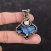 Pietersite Gemstone Pendant Copper Wire Wrapped Rainbow Moonstone Pendant Handmade Pendant Copper Jewelry Engagement Gift Pietersite Jewelry