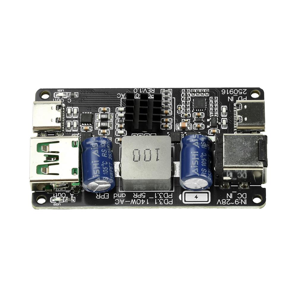 Module de charge rapide haute puissance PD140W Type-C+USB Chargeur Protocole complet Bureau Voiture Charge Rapide PD3.1/QC3.0/QC4/QC4+