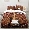 Fender Music Twin Bedding Guitar Set Bedding Set Print With Pillowcase Bed Duvet Cover Soft Single Double Queen Super King Size