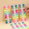 100/120Pieces Colored PET Label Repositionable Writable Adhesive Notes Book Page Marker for Binder Journal Planner