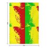 Rastafari-Farben.. Jah Jah. Jamaikanisch.. Reggae Design Überwurfdecke Plüsch Weich Kariert Tourist Weiche Decken