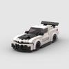 8 Grid Car MOC Domestic Building Block Car Mero ZL1 Children's Hand-assembled Small Particle Sports Car Model