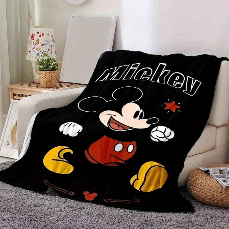 1pc Mickey Printing Blanket - Soft, All-Season Throw for Living Room, Bedroom,Personalized Gift with Adorable Cartoon Design