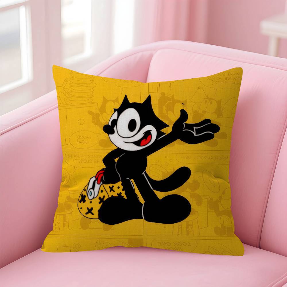 Movie FFelix CLASSIC the Cat Cushion Cover Pillowcase Upholstery Sofa Throw Pillow Home Decor Pillowcas