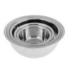 5pcs/set Home Kicthen Stainless Steel Mixing Bowl Outdoor Camping Fishing Cookware Dinnerware