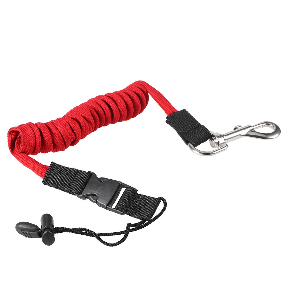 Elastisch Peddel Leash Kajak Kano Hengel Roeiboten Gekruld Lanyard Koord Bindtouw