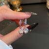 Light Luxury High-end Explosive Zircon Water Drop Earrings Fashionable Temperament Ear Buckles Simple, Small and Versatile New Stud Earrings