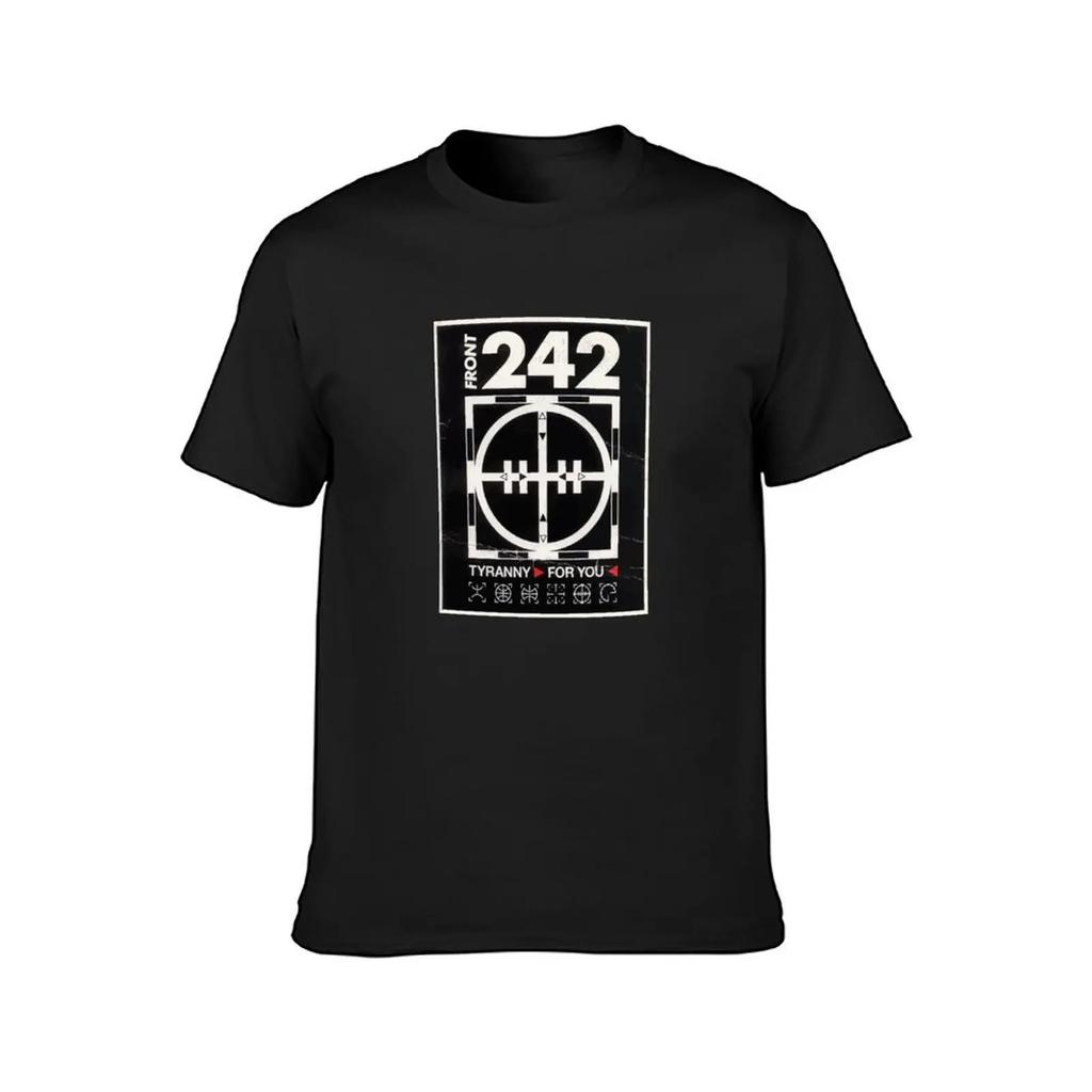 Dès Front 242 für T-Shirt Custom Shirt Koreanische Mode Grafik T-Shirts Streetwear Vintage T-Shirt Herren