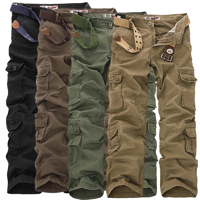 Militärische Cargohose für Herren, Oustdoor, lässige Baumwolle, mehrere Taschen, taktische Hose