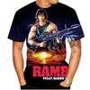 Summer Popular Hot Blooded Personality Classic Movie 3D Printed Casual T-shirt Round Neck Unisex Comfortable T-shirt