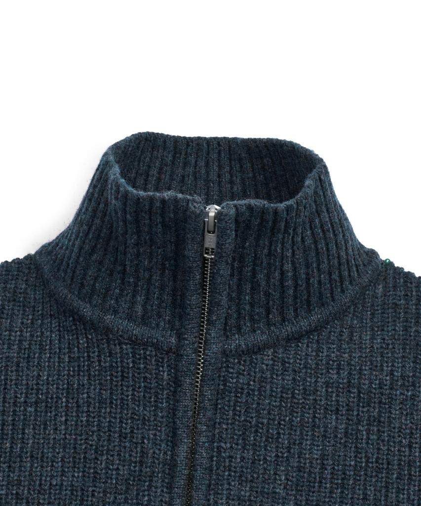 Mark Gonzales Angel Half-Zip Knit - Navy