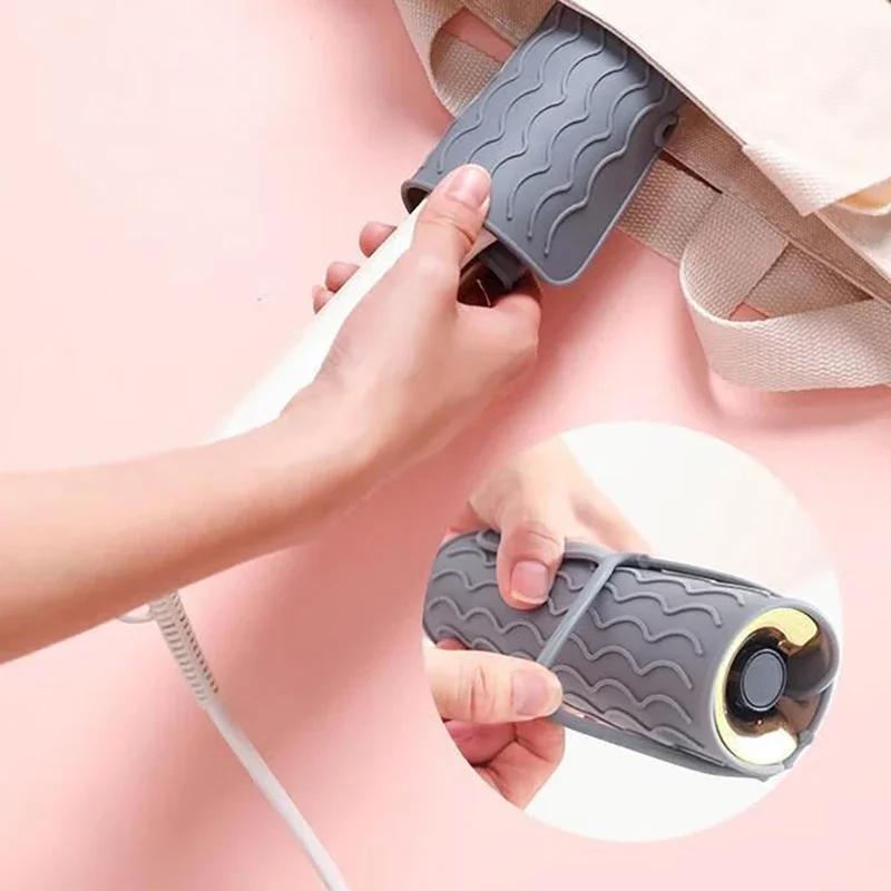 Portable Silicone Heat Resistant Mat Hair Straightener Curler Insulation Pad Non-Slip Anti Heat Mat Hair Styling Tool For Travel