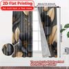 Contemporary Flat Printing Midnight Blossoms Chic Curtains Versatile Polyester Art Deco Festive Ldeal Set Of 2 Made