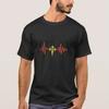 Camino De Santiago Herzschlag T-Shirt 100% Baumwolle Rundhals Sommer Kurzarm Freizeit Herren T-Shirt Größe S-3XL