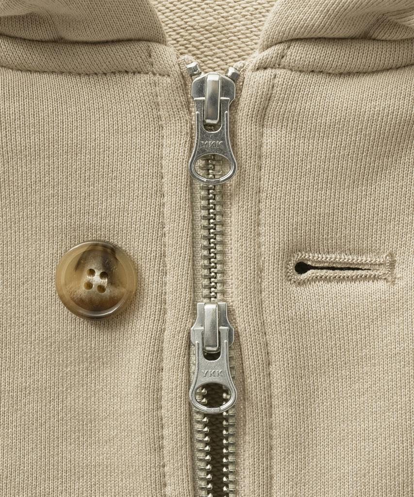 Satur Theo Cotton All Day Hoodie Zip-Up Beige (Type B)