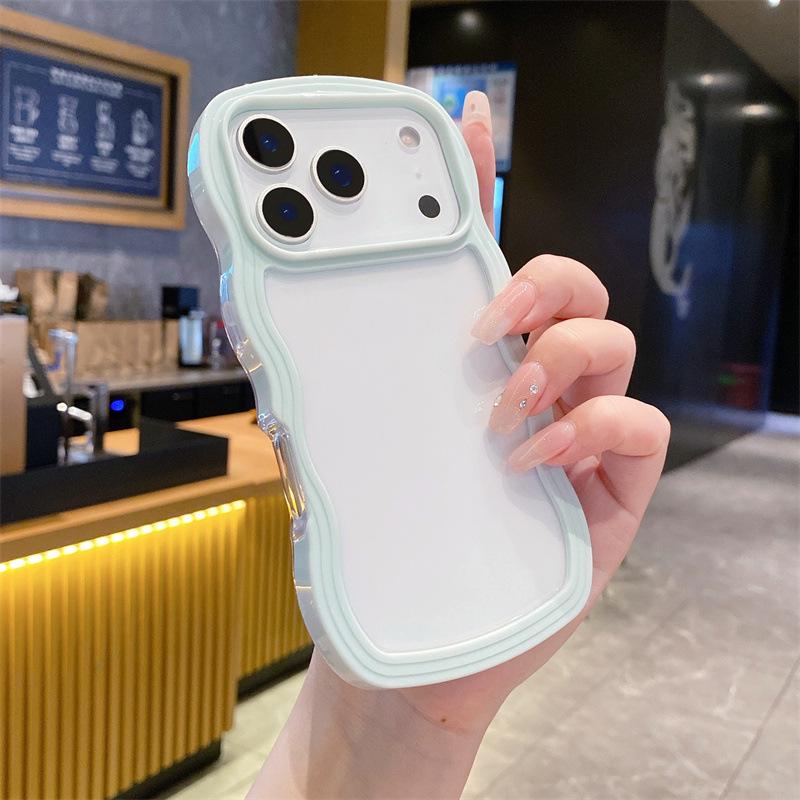 Klare Zwei-in-Eins-Handyhülle für iPhone 13 bis 16 Pro Max