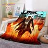 3D D-Devil May Cry DMC Game cartoon Soft Flannel Blanket for Beds Bedroom Sofa Picnic,Throw Blanket for Outdoor Leisure Nap Gift
