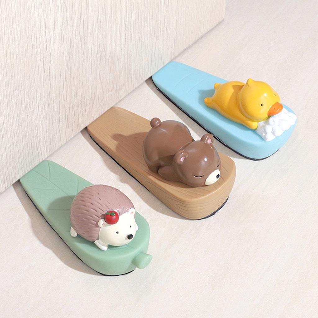 Cute Animal Door Stop Collision Prevention Windproof Prevent Slipping Funny Decorative Wedge Door Stopper