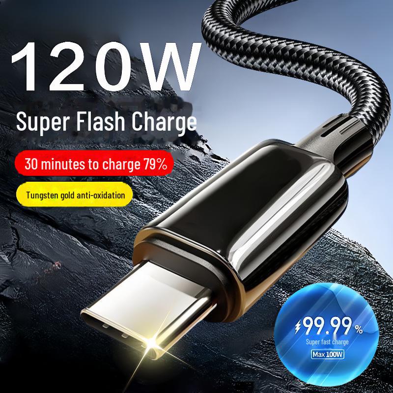 6A Super Fast Type-C Charging Cable for 40W Huawei & Xiaomi Phones