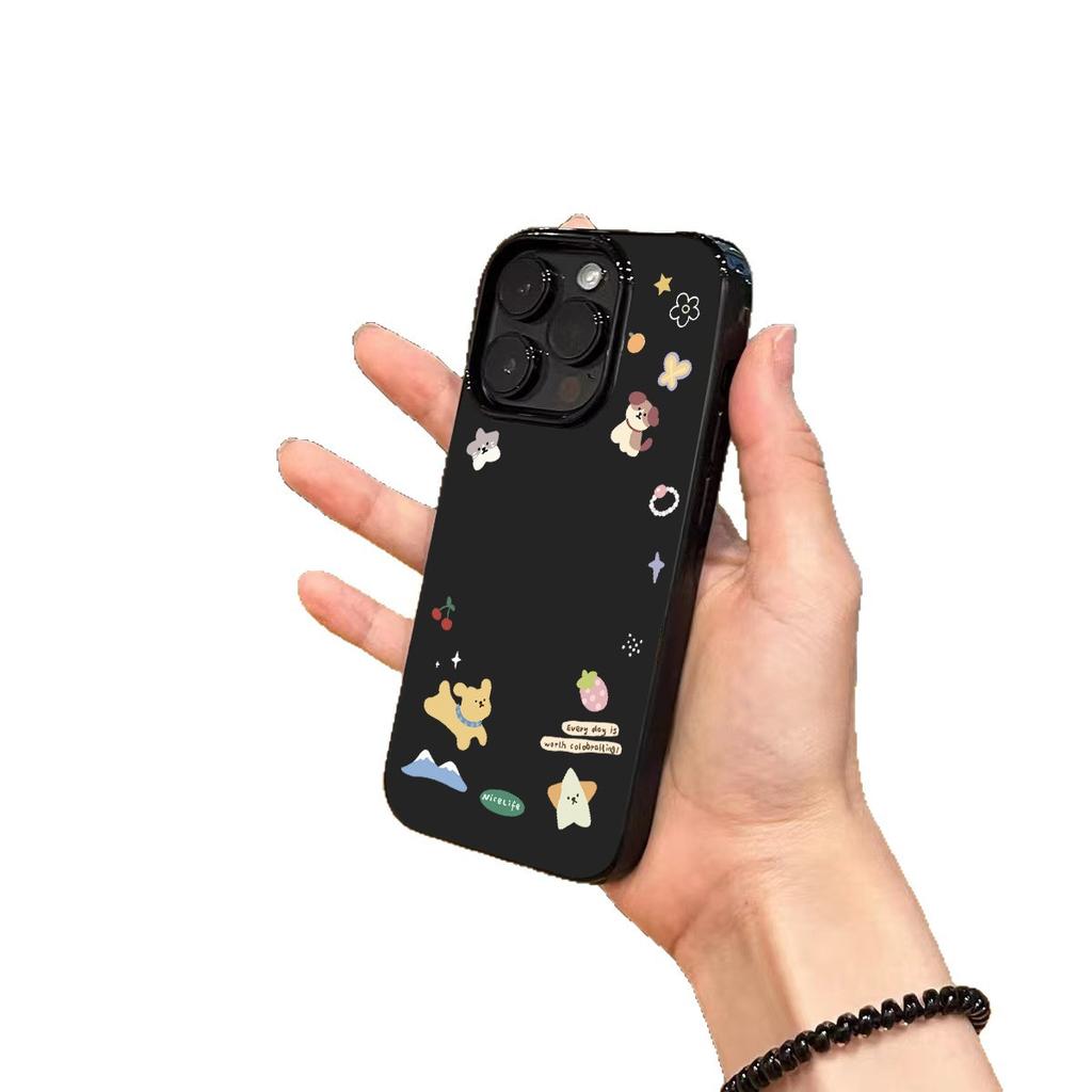Fjärilshund för IPhone 17 Promax för Apple 16 Fodral 15 Ny 14 Pro Söt 12 Tecknad