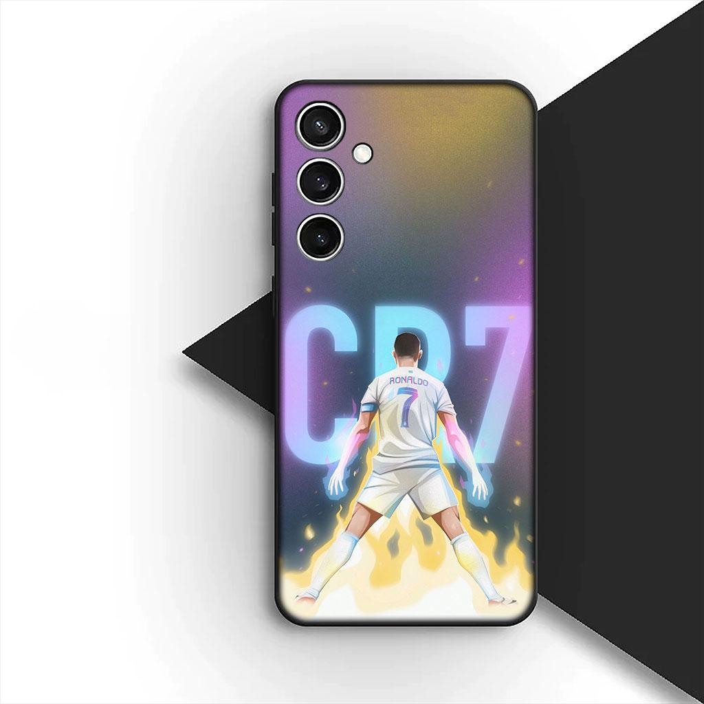 Handyhülle für Motorola Moto Edge 70 60 Fusion NEO Pro G Stylus G56 G96 G04 G05 20 Hülle Fußball Nr. 7 König CR7s Fußball Nr. 7