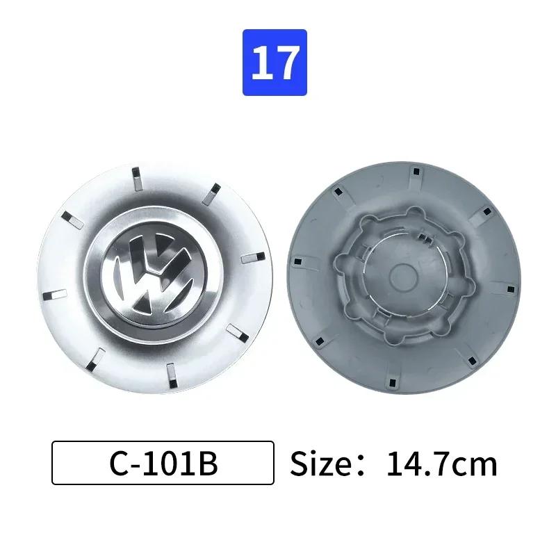 4pcs Cache-moyeu de Roue Emblème Logo de Roue pour Volkswagen VW 3B0601149 1J0601149B C546K164 3B601149 C