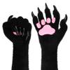 Silicone Meat Pad Gloves Long Nails Animal Claws Cos Ghost Claw Props Halloween Gloves Wearable Animal Claw Gloves