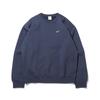 Solo Swoosh Solid Color Round Neck Casual Fleece Sweatshirt Men Sweatshirt Lightning-Blue DX1362-437