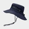 Andningsbar Unisex Utomhus Bergsklättringshatt med Bred Brätte för Fiske, Solskydd, Vandring, Camping och Western Cowboy-stil