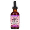 Vitamine B12 & Acide Folique Liquides, Framboise, 59 ml (2 fl oz)