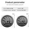 80/90mm 3D ABS Car Front Grille Trunk Logo Sticker For Skoda Octavia 2 3 A5 A7 ZM10 Kodiaq Fabia Rapid 3 Karoq Superb VRS Accessories