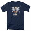 Betty Boop Houbová víla Licencované kreslené zboží Námořnická unisex trička