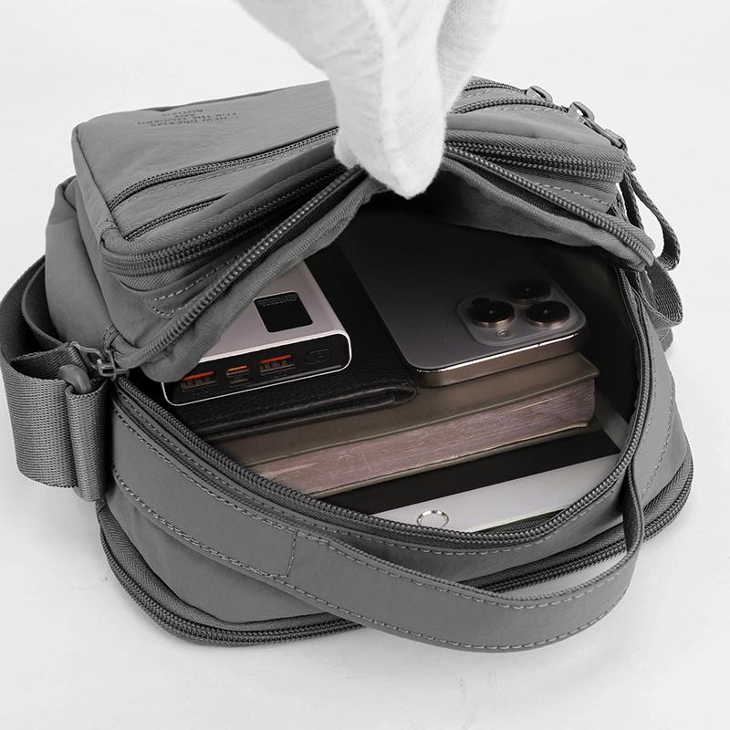 Men's Multi-compartment Shoulder Bag Outdoor Handbag